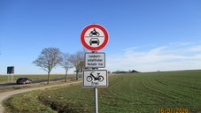 B 311 – Blick von Bau-Km 0+900 (Borstkreuzung) in Richtung Osten (Gamerschwang)